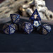 Serpent of Midgard Blue Sandstone Dice Set - Just $89.99! Shop now at Retro Gaming of Denver