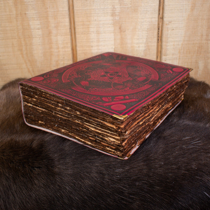 The Ravens Red Spellbook Leather Journal - Just $174.99! Shop now at Retro Gaming of Denver