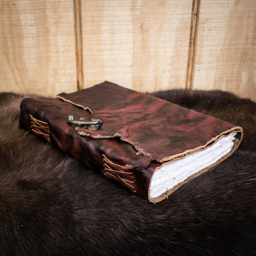 Natural Edge Crunched Cowhide Leather Journal - Just $49.99! Shop now at Retro Gaming of Denver