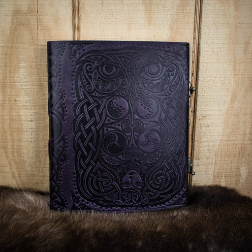 Owl - Lady of the Forest Purple Leather Sketchbook - Just $99.99! Shop now at Retro Gaming of Denver