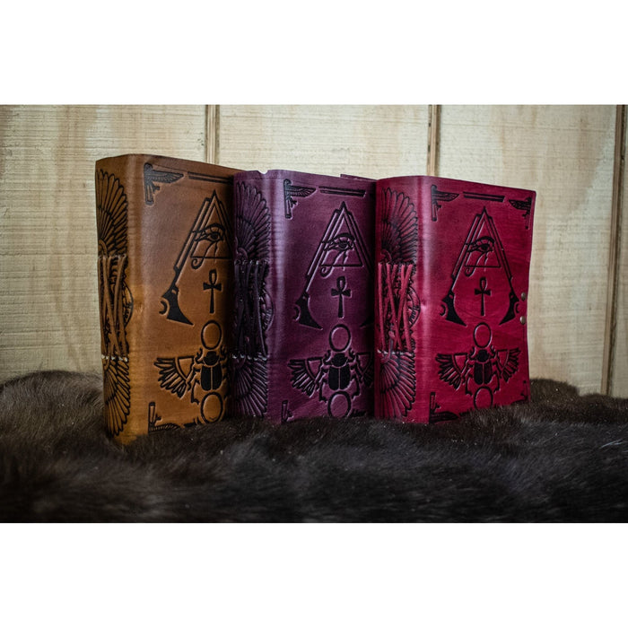 Hieroglyphics Leather Journal - Just $49.99! Shop now at Retro Gaming of Denver