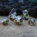 Succulent & Lavender Metal Dice Set - Just $39.99! Shop now at Retro Gaming of Denver