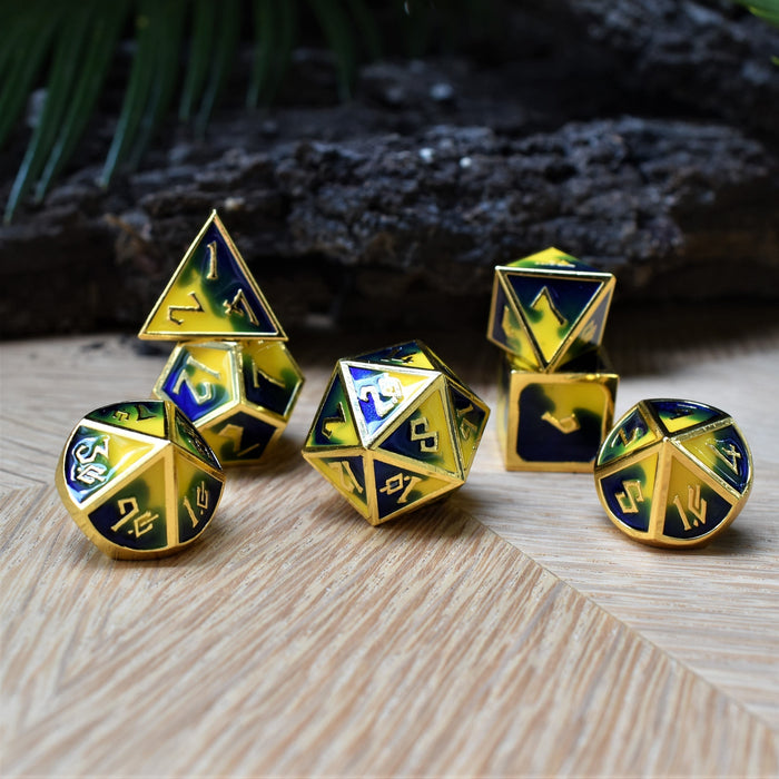 Pretty Birb Metal Dice Set - Just $39.99! Shop now at Retro Gaming of Denver