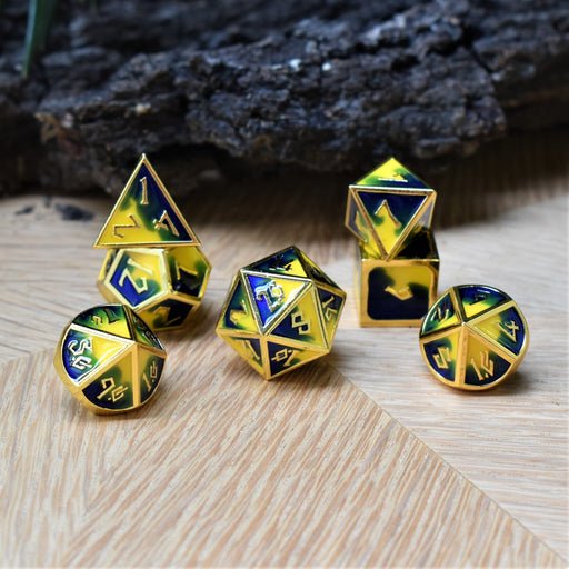 Pretty Birb Metal Dice Set - Just $39.99! Shop now at Retro Gaming of Denver