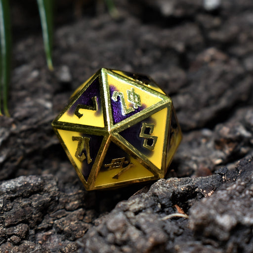 Pansy Meadows Metal Dice Set - Just $39.99! Shop now at Retro Gaming of Denver