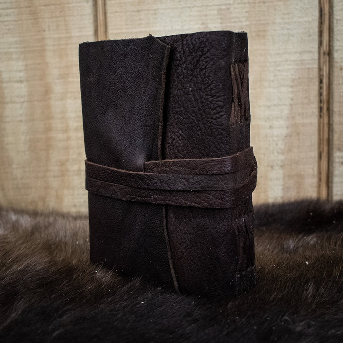 Natural Edge Buffalo (Wrapped) Leather Journal - Just $59.99! Shop now at Retro Gaming of Denver