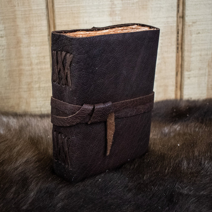 Natural Edge Buffalo (Wrapped) Leather Journal - Just $59.99! Shop now at Retro Gaming of Denver