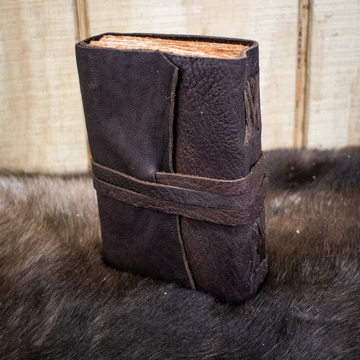 Natural Edge Buffalo (Wrapped) Leather Journal - Just $59.99! Shop now at Retro Gaming of Denver