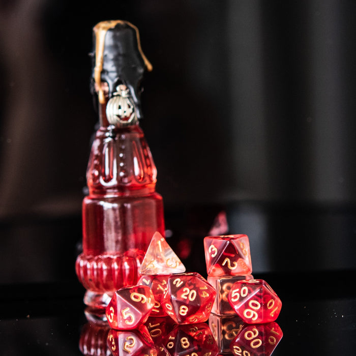 Bloodlust Elixir Acrylic Dice Set - Just $9.99! Shop now at Retro Gaming of Denver