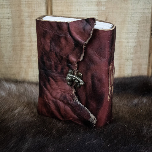 Natural Edge Crunched Cowhide Leather Journal - Just $49.99! Shop now at Retro Gaming of Denver