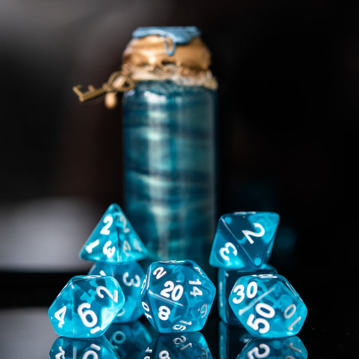 Potion of Mana Acrylic Dice Set - Just $9.99! Shop now at Retro Gaming of Denver