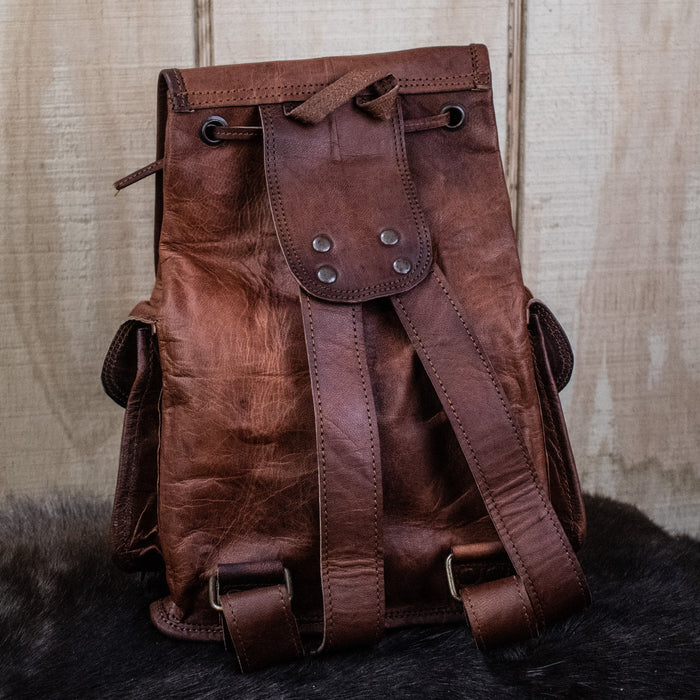 The Cottage Leather Mini Backpack - Brown - Just $124.99! Shop now at Retro Gaming of Denver