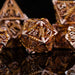 Dragonguard Hollow Metal Dice Set - Ember and Bronze - Just $59.99! Shop now at Retro Gaming of Denver