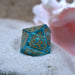 Siren's Song Aqua Blue Glass Dice Set - Just $89.99! Shop now at Retro Gaming of Denver