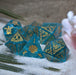 Siren's Song Aqua Blue Glass Dice Set - Just $89.99! Shop now at Retro Gaming of Denver