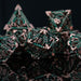 Dragonguard Hollow Metal Dice Set - Emerald and Bronze - Just $59.99! Shop now at Retro Gaming of Denver