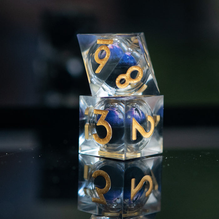 Enchanted Dragon Eye Liquid Core Dice Set - Just $59.99! Shop now at Retro Gaming of Denver