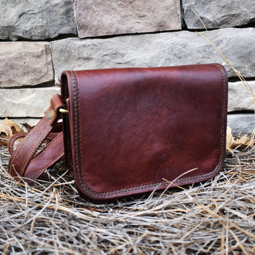 The Wanderer Leather Satchel - Small - Just $64.99! Shop now at Retro Gaming of Denver