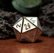 White and Gold Metal 35mm D20 - Just $24.99! Shop now at Retro Gaming of Denver