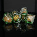 Pot O' Gold Liquid Core Dice Set - Just $59.99! Shop now at Retro Gaming of Denver