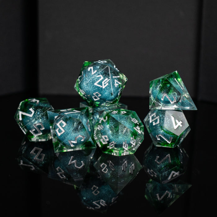 Sea Siren Liquid Core Dice Set - Just $59.99! Shop now at Retro Gaming of Denver