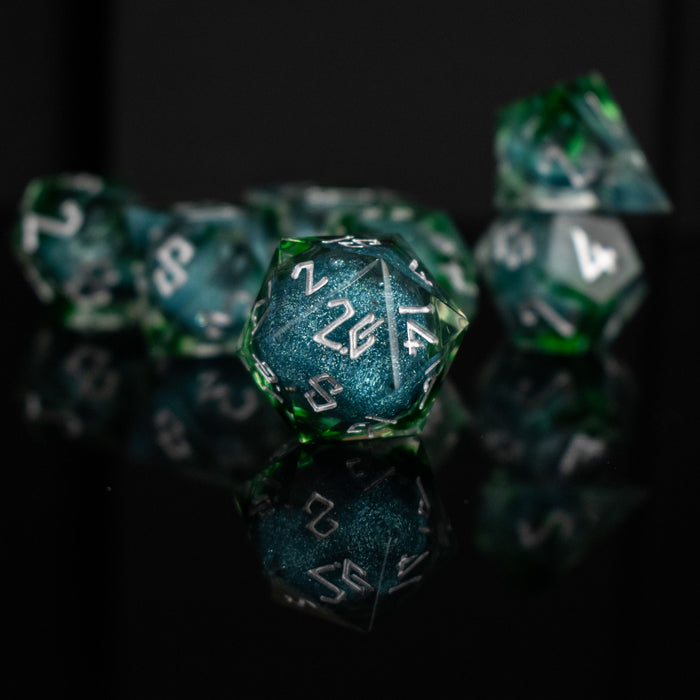 Sea Siren Liquid Core Dice Set - Just $59.99! Shop now at Retro Gaming of Denver