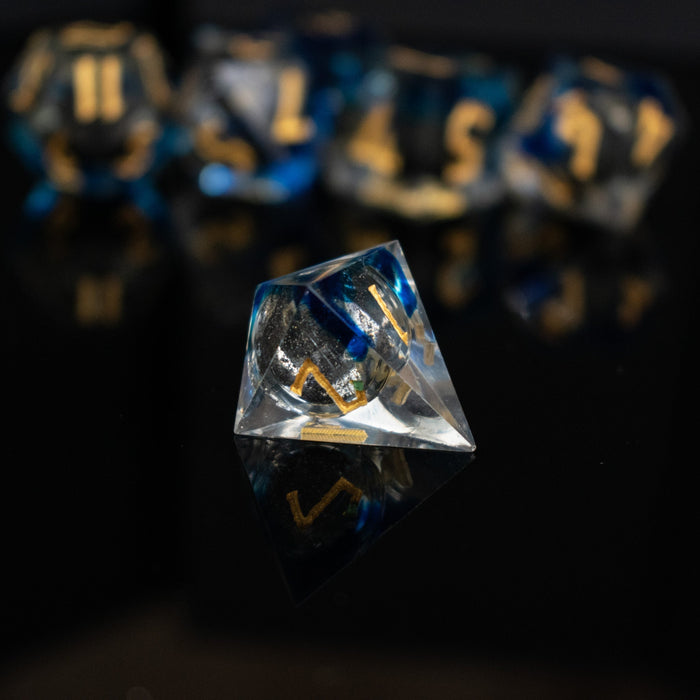 Midnight Sky Liquid Core Dice Set - Just $59.99! Shop now at Retro Gaming of Denver