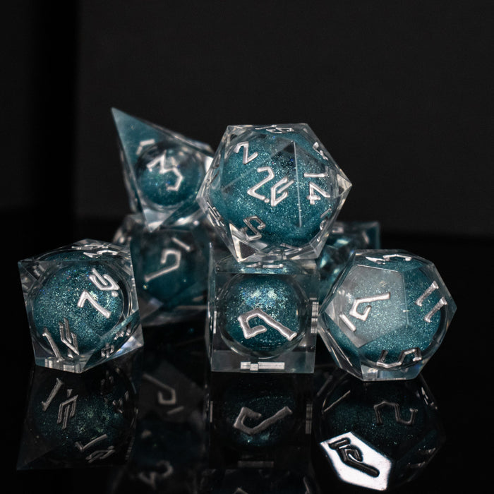 Silent Waters Liquid Core Dice Set - Just $59.99! Shop now at Retro Gaming of Denver