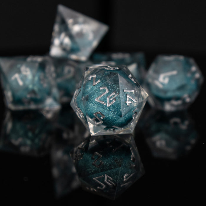 Silent Waters Liquid Core Dice Set - Just $59.99! Shop now at Retro Gaming of Denver