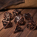 Legends of Valhalla - Bronze Hollow Metal Dice Set - Just $59.99! Shop now at Retro Gaming of Denver