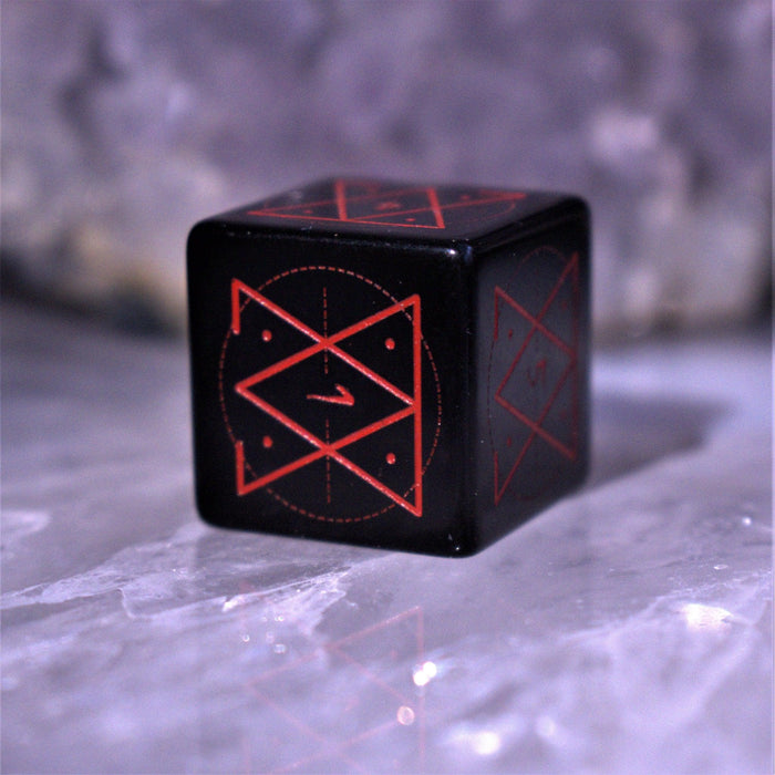 Spellcaster Obsidian Stone Dice Set - Just $89.99! Shop now at Retro Gaming of Denver