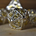 Legends of Valhalla - Silver and Gold Hollow Metal Dice Set - Just $59.99! Shop now at Retro Gaming of Denver