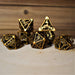 Legends of Valhalla - Golden Brass Hollow Metal Dice Set - Just $59.99! Shop now at Retro Gaming of Denver