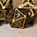 Legends of Valhalla - Golden Brass Hollow Metal Dice Set - Just $59.99! Shop now at Retro Gaming of Denver