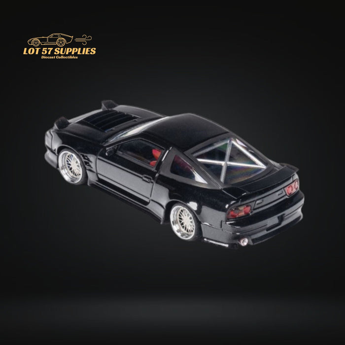 MicroTurbo Custom 180SX Type X Metallic Black 1:64 MT64180SXBLK - Just $44.99! Shop now at Retro Gaming of Denver