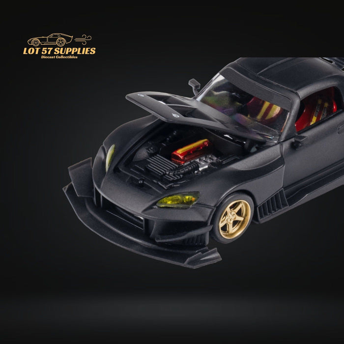 Microturbo Honda S2000 JS Racing Custom in Matte Black 1:64 MT6408A2 - Just $48.99! Shop now at Retro Gaming of Denver