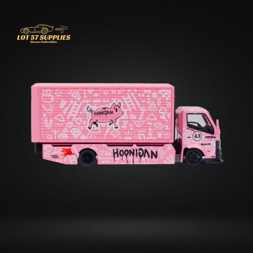MicroTurbo HINO 300 Custom Box Truck in Pink #43 Livery 1:64 MT6404B5 - Premium HINO - Just $49.99! Shop now at Retro Gaming of Denver
