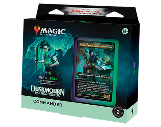 Magic: The Gathering - Duskmourn: House of Horror Commander Deck - Death Toll - for just $40! 