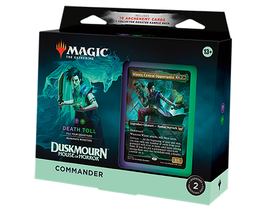 Magic: The Gathering - Duskmourn: House of Horror Commander Deck - Death Toll - for just $40! 