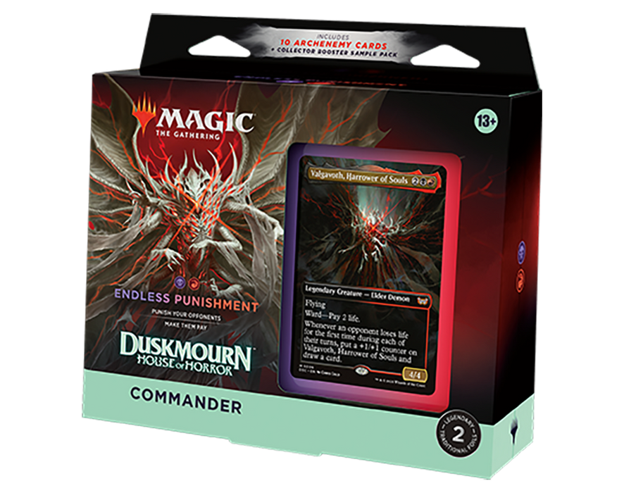 Magic: The Gathering - Duskmourn: House of Horror Commander Deck - Endless Punishment - for just $80! 