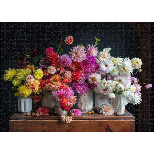 Dahlias 750 Piece Jigsaw Puzzle Artisan - for just $19.99! 
