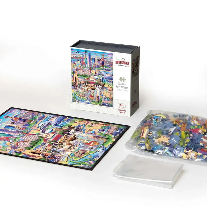 Dallas-Fort Worth 210 Piece Jigsaw Puzzle Boardwalk - for just $11.99! 