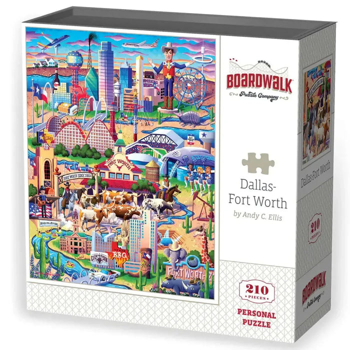 Dallas-Fort Worth 210 Piece Jigsaw Puzzle Boardwalk - for just $11.99! 