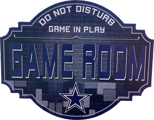 Dallas Cowboys 12" Game Room Wood Sign - for just $14.99! 