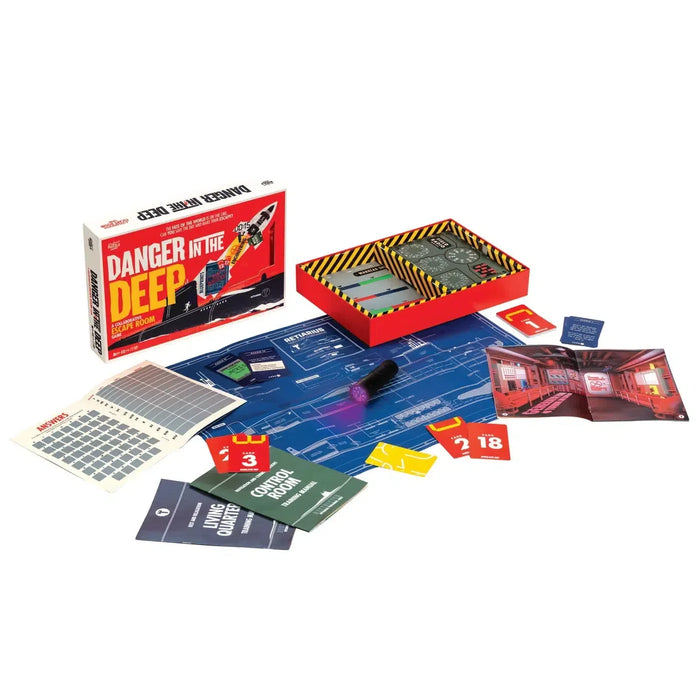 Danger in the Deep Escape Room Game Professor Puzzle - for just $24.99! 