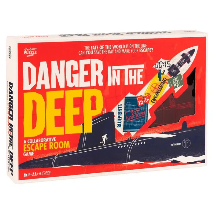 Danger in the Deep Escape Room Game Professor Puzzle - for just $24.99! 