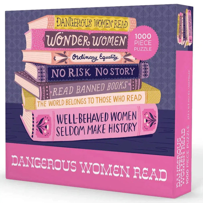 Dangerous Women Read 1000 Piece Jigsaw Puzzle Gibbs Smith - for just $21.99! 