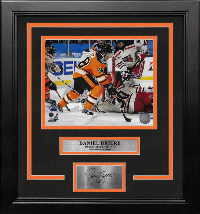 Daniel Briere 2012 Winter Classic Philadelphia Flyers 8" x 10" Framed Photo with Engraved Autograph - for just $79.99! 