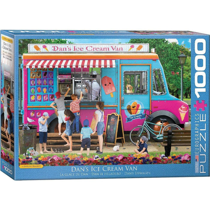 Dan's Ice Cream Van 1000 Piece Jigsaw Puzzle Eurographics - for just $21.99! 