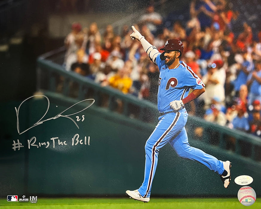 Darick Hall Runs The Bases Philadelphia Phillies Autographed Baseball Photo - for just $15! 
